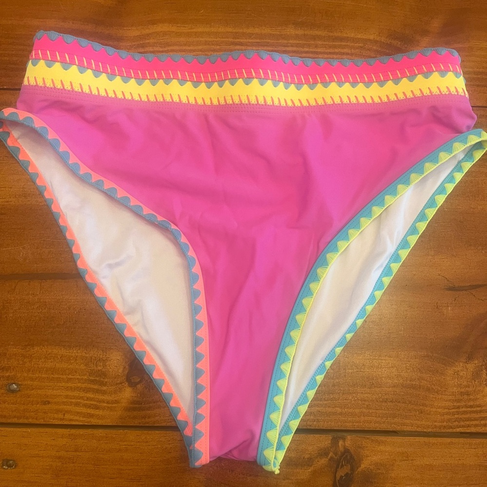 Popvil Colorful High-Waisted Bikini Bottom